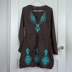 Athleta Embroidered Dress Size S